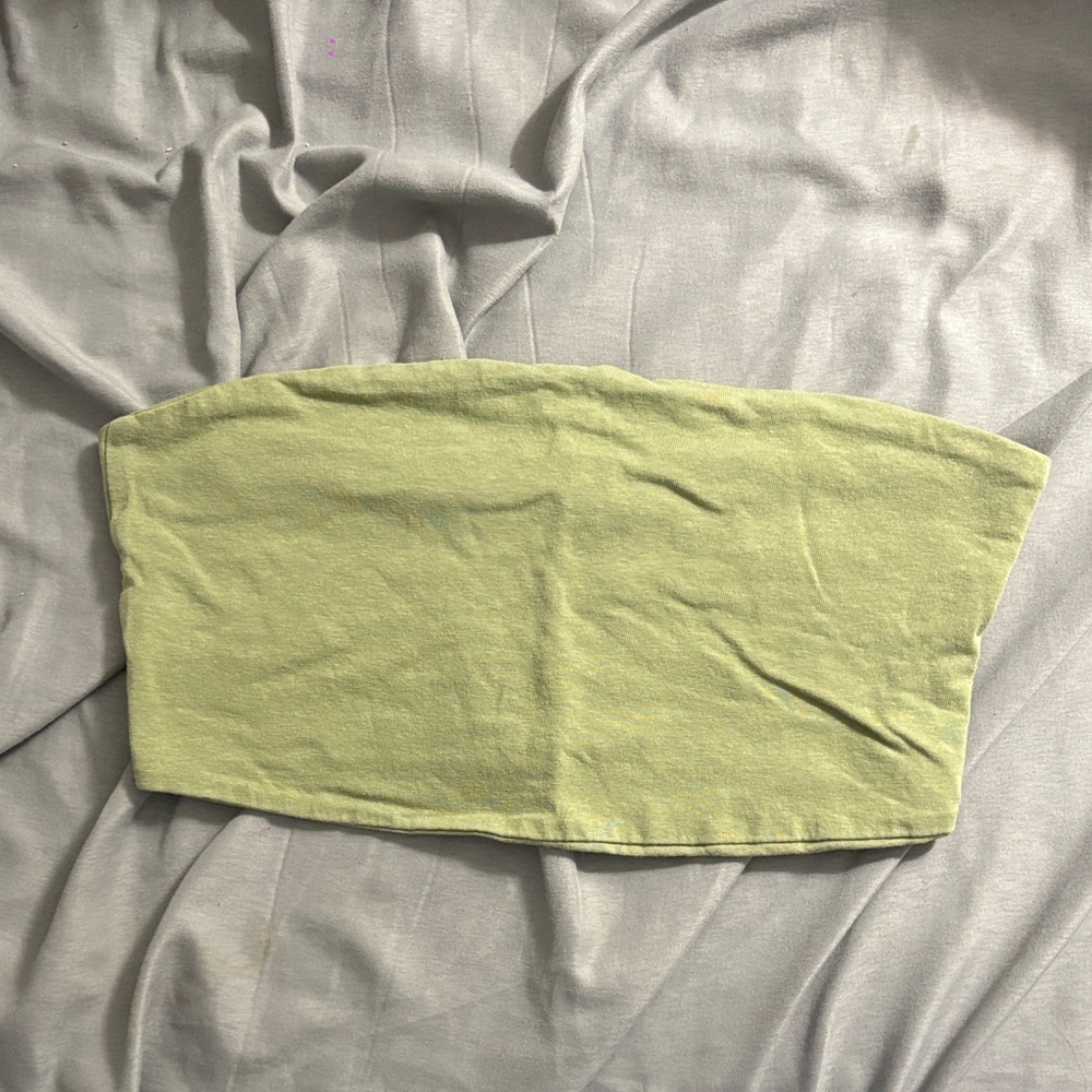 H&M Light Green Tube Top